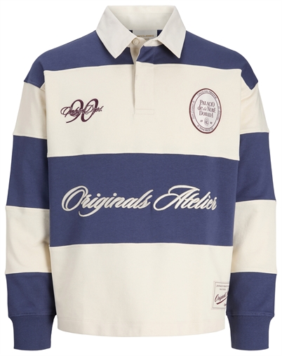 Jack & Jones - JORSalamanco Rugby Sweat Polo - Crown Blue